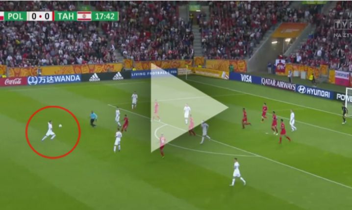 FENOMENALNY gol Bednarczyka na 1-0 z Tahiti! [VIDEO]